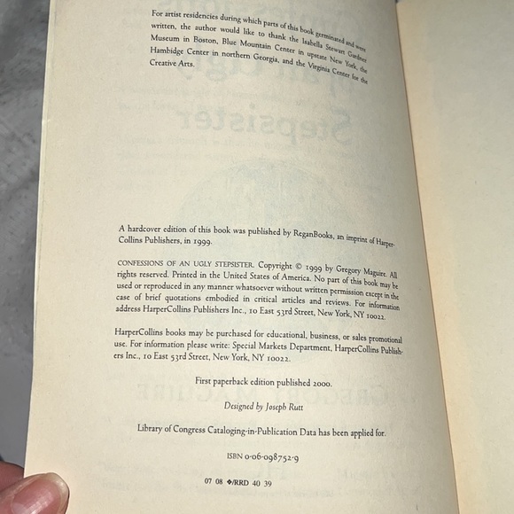 Confessions of an Ugly Stepsister by Gregory Maguire Author of Wicked paperback - Picture 8 of 12